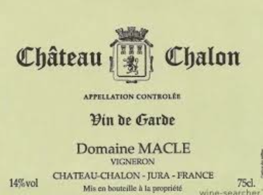 (image for) Clavelin Château-Chalon Jean Macle 1999 [WA 99] [WAS: $570++]